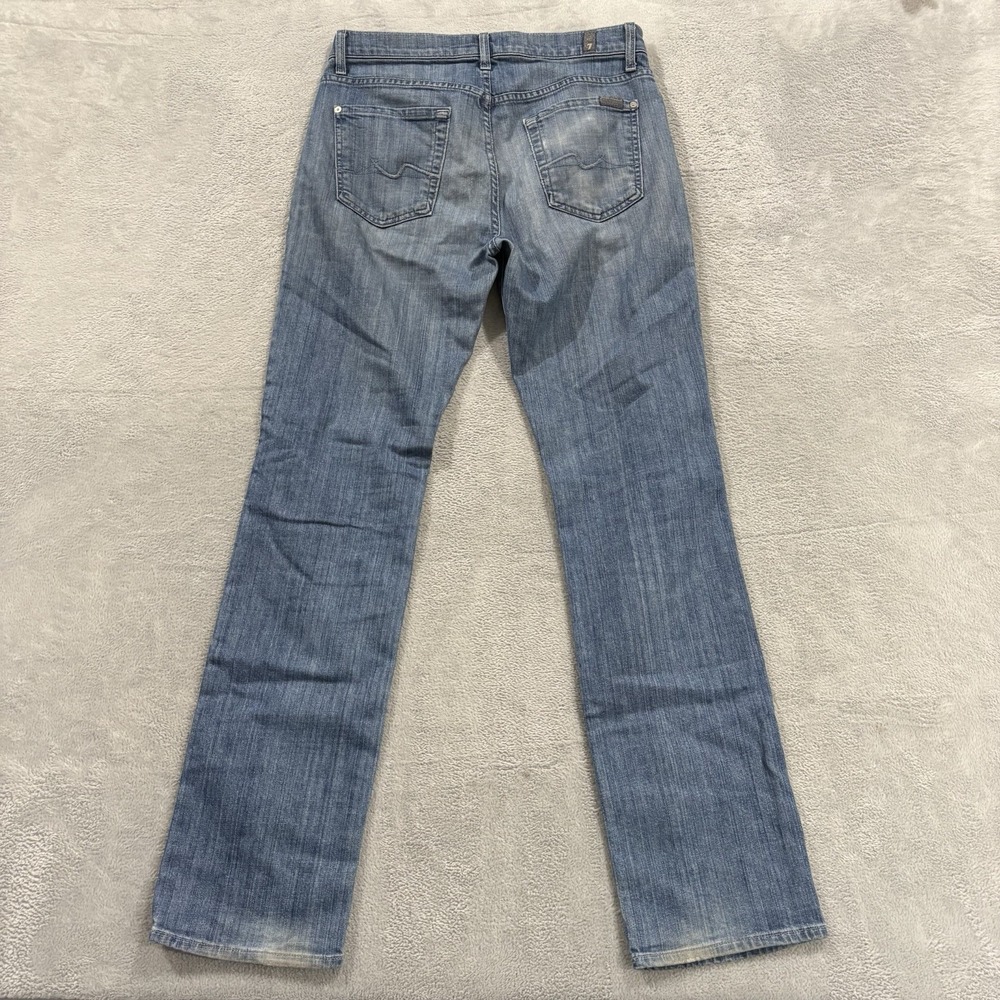 7 For All Mankind Jeans Men 30 Standard Straight Leg Blue Vintage Y2K - Picture 3 of 10